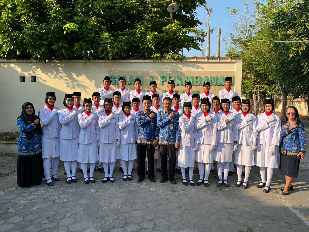 Paskibra Sekolah Siap Menjalankan Tugas Negara